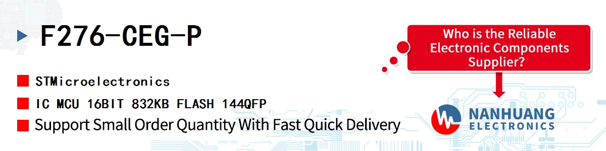 F276-CEG-P ST IC MCU 16BIT 832KB FLASH 144QFP