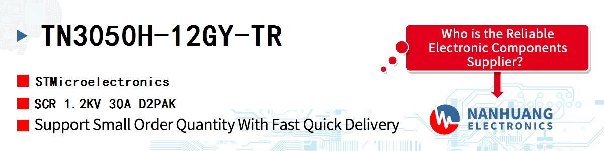 TN3050H-12GY-TR ST SCR 1.2KV 30A D2PAK